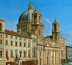 Detalle de Iglesia de Santa Ins de Borromini