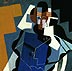 Imagen de Mujer sentada de Juan Gris, 1917 